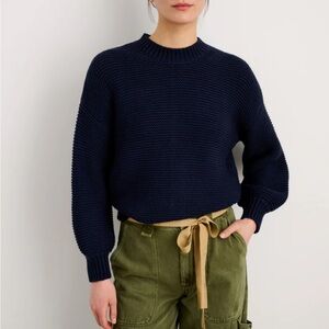 Alex Mill Navy reversible cardigan